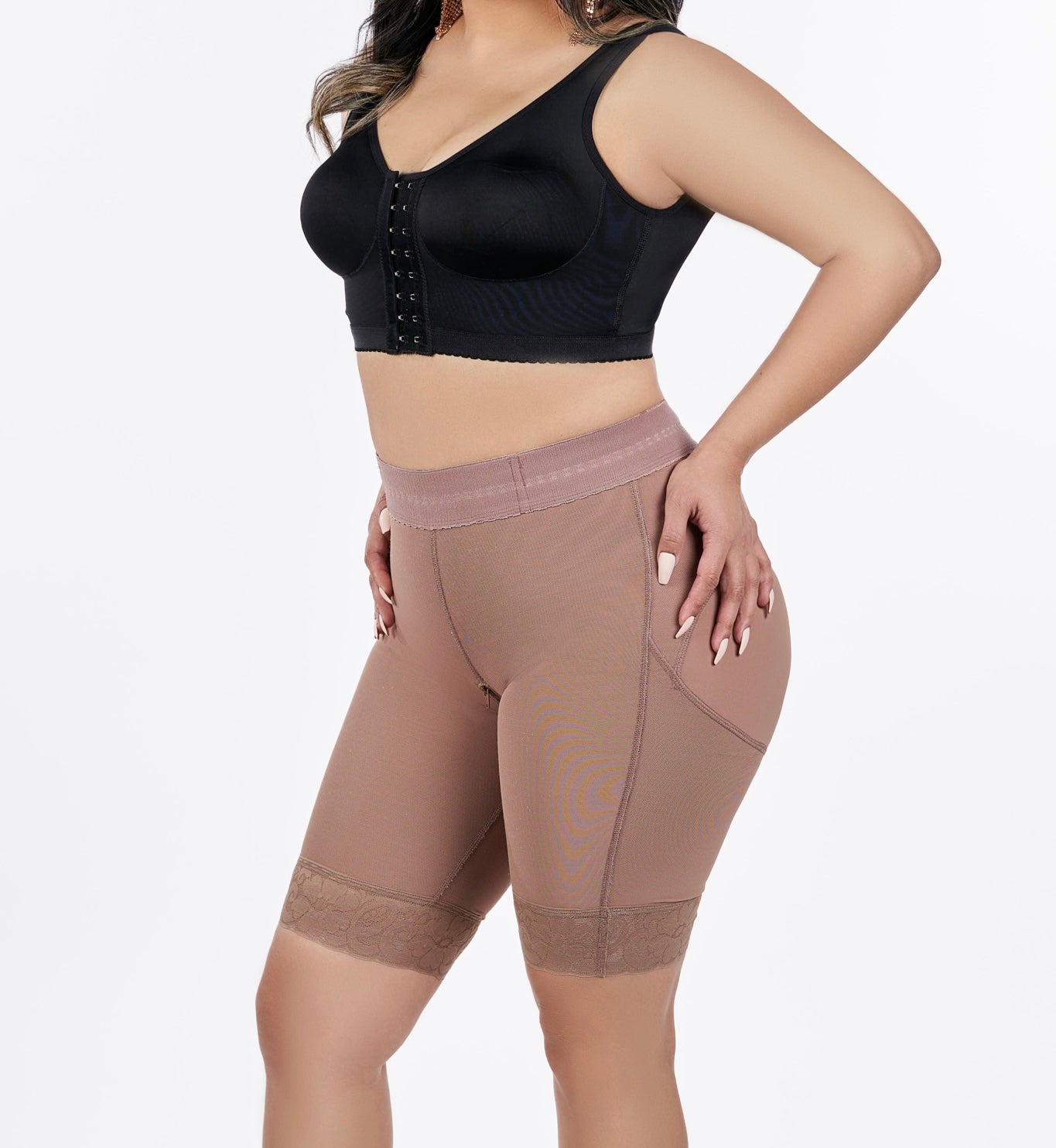 Anis High Waisted Zipper Faja