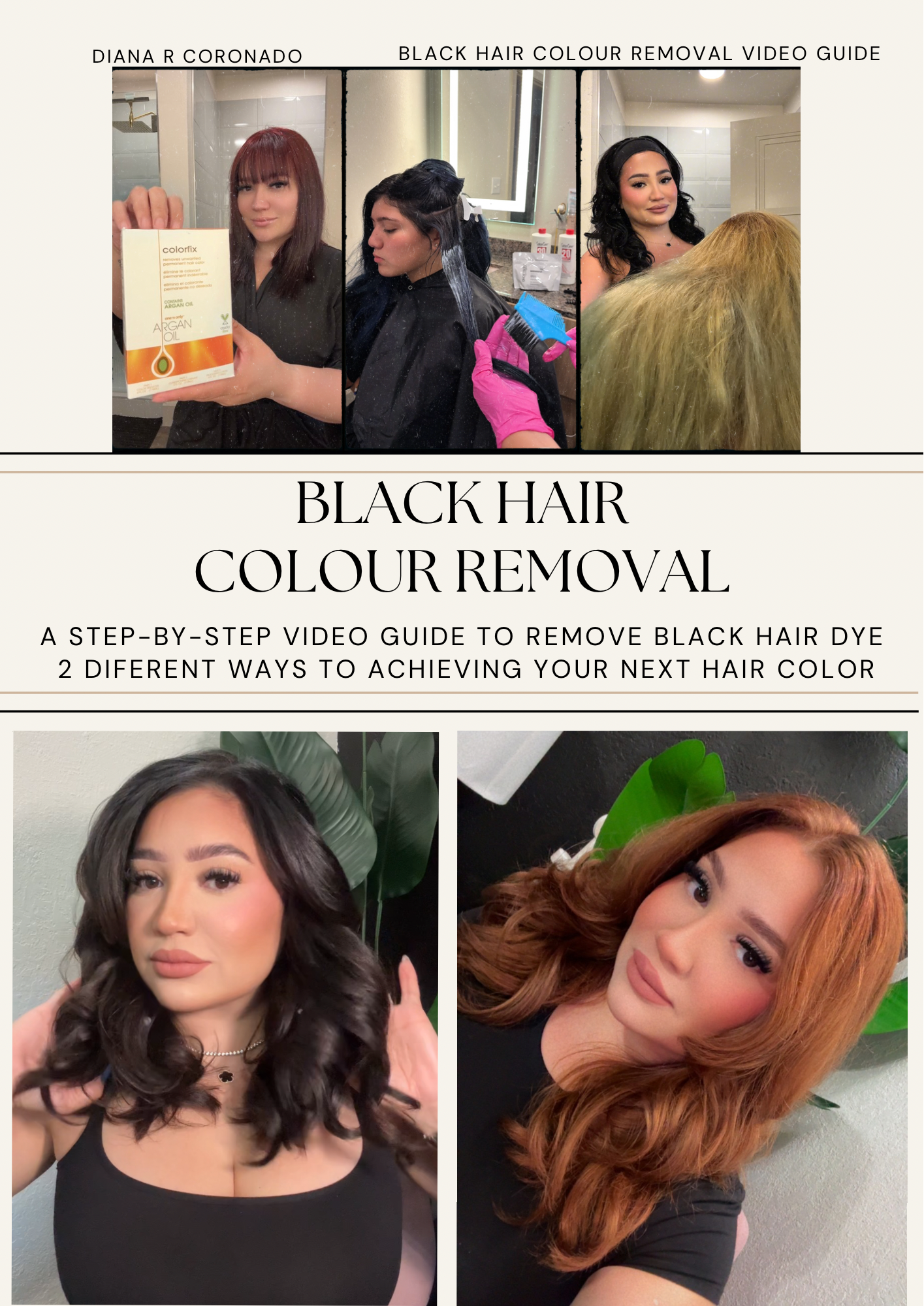 Black HAIR Colour Removal